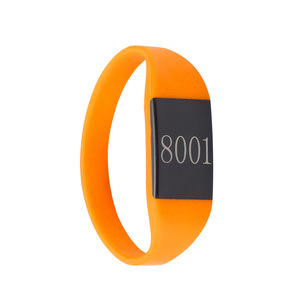 Bracelet de montre RFID personnalisé pour sauna, carte IC 13,56 MHz, 25 octets, mode passif, distance de détection 5 cm, origine Shenzhen - Product Image 1