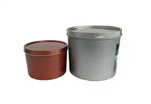 Chemical Use Empty 2kg Metal Barrel Round Can Ink Can Packaging