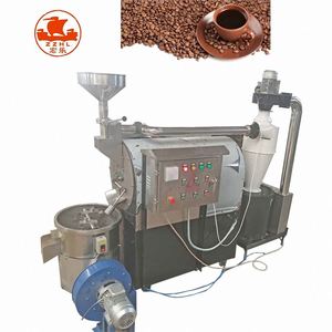 Electric Gas Heating Small Drum Coffee <b>Bean</b> Roaster 1 KG to 20 KG Roasting Machine with Core Motor 3 KG 5 KG 6 KG 10 KG Options - Product Image 3