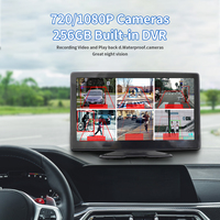 Vente en gros 10.1 "6 Split Display LCD Screen Car Reverse Quad Monitor pour camion Bus Car Monitor System Kits