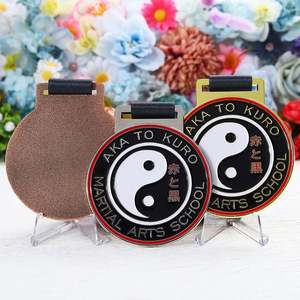 Medallas de Oro, Plata y Bronce Personalizadas con Diseño 3D de Bagua, Medallas Deportivas para Niños, Judo, Karate, Taekwondo, Artes Marciales, para la Escuela - Product Image 5