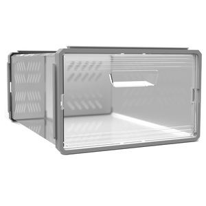 Tùy chỉnh rõ ràng shoebox Stackable hộp giày với biểu tượng tùy chỉnh thả phía trước từ hộp giày lưu trữ - Product Image 5