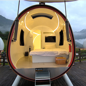 Technologie Maison aux œufs Capsule spatiale Prix <span class=keywords><strong>de</strong></span> gros Salle <span class=keywords><strong>de</strong></span> soleil en fibre <span class=keywords><strong>de</strong></span> verre Chambre étoilée Maison mobile B & B Scenic Spot Fabricant - Product Image 5