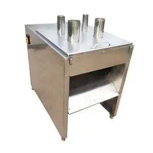 Commerciële aardappel wasmachine dunschiller/aardappel wassen peeling snijmachine met alle functie in een