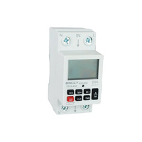 Interruptor de Tiempo Digital de 2 Polos y 63A con 16 Programas de Encendido/Apagado e Indicación LED del Estado del Relé, 1,000,000 Ciclos