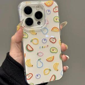 Colorato cartone animato di frutta <span class=keywords><strong>Cover</strong></span> del telefono per <span class=keywords><strong>Apple</strong></span> per <span class=keywords><strong>iPhone</strong></span> 16promax 15 nuovo 14Pro 13p-carino per IQOO Tecno Plus modelli in scatola <span class=keywords><strong>8</strong></span> - Product Image 3