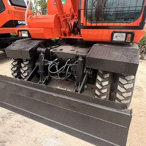 Excavadora de Ruedas Usada Doosan DH150W-7 de 15 Toneladas, Excavadora Hidráulica Original de Corea, Excavadora de Ruedas de Segunda Mano para Construcción de Carreteras - Product Image 4
