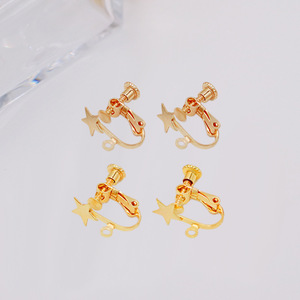 Star Screw Clip On <b>Earrings</b> Gold Silver Copper Alloy Fashion Jewelry DIY Accessories For Women - Product Image 3
