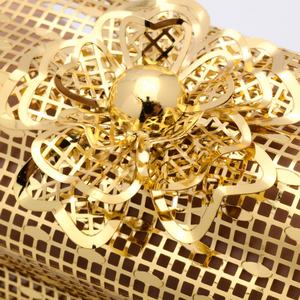 Conjunto de Brazalete y Anillo de Moda para Mujer con Diseño Árabe de Hojas de Olivo y Flores, Brazalete y Anillo Encantadores - Product Image 6