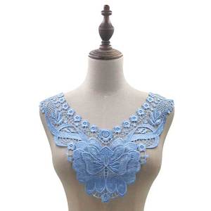Adornos para mujer, cuello bordado, encaje soluble en agua, cuello falso 3D para vestidos de mujer - Product Image 6
