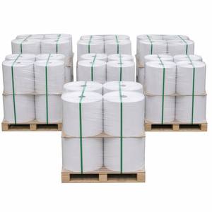 Rouleau géant d'étiquettes en papier thermique couché <span class=keywords><strong>Antac</strong></span>, rouleaux maîtres de stock d'étiquettes autocollantes personnalisées, matière première DT Eco vierge - Product Image 1