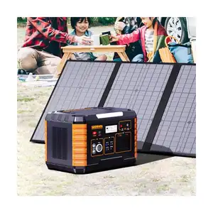 แบตเตอร์รี่ลิเธียม500W แบบพกพาเครื่องกำเนิดไฟฟ้าพลังงานแสงอาทิตย์แบบพกพา