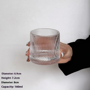 Sáng Tạo đáy phẳng thủy tinh drinkware Coaster rượu Whisky rượu cà phê nước trái cây bia bơ ly - Product Image 6