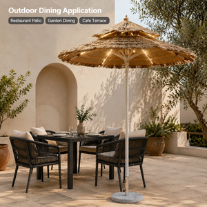 <span class=keywords><strong>Parasol</strong></span> <span class=keywords><strong>de</strong></span> jardin rond en chaume pour les zones <span class=keywords><strong>de</strong></span> sièges <span class=keywords><strong>de</strong></span> bar <span class=keywords><strong>de</strong></span> piscine, parasols et parapluies d'extérieur pour les entrepreneurs en aménagement paysager <span class=keywords><strong>de</strong></span> villas - Product Image 2