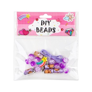 ของเล่นเสริมพัฒนาการสร้างสรรค์แสนสนุก ชุดอุปกรณ์ทำเครื่องประดับ DIY สติ๊กเกอร์ตกแต่งได้ แบ่งปันได้ ชุดทำสร้อยข้อมือลูกปัดสำหรับเด็กผู้หญิง - Product Image 3