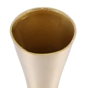 Vase à fleurs en aluminium moderne fait à la main de haute qualité finition brillante écologique pour une utilisation intérieure et extérieure affichage de l'espace décoratif - Product Image 5