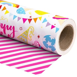 Eco-Friendly Recyclable Double-Sided Coated Art <b>Paper</b> <b>Wrapping</b> <b>Paper</b> Roll for Gift & Craft Use (35-100GSM Thickness) - Product Image 2