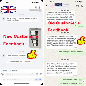 Tas penghalang hitam ukuran kustom Ziplock <span class=keywords><strong>Mylar</strong></span> Glossy dengan depan bening - Product Image 6