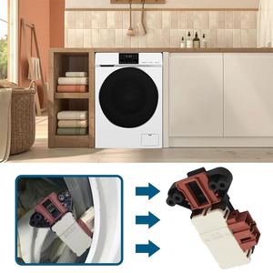 Interruptor de Bloqueo de <span class=keywords><strong>Puerta</strong></span> Eléctrico 2805311700, Repuesto Compatible con <span class=keywords><strong>Lavadora</strong></span> de Carga Frontal <span class=keywords><strong>Beko</strong></span> - Product Image 6