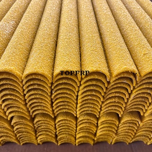 High Quality FRP Material Ladder Rung Covers <b>Half</b> Round Anti <b>Slip</b> GRP Rung Covers - Product Image 6