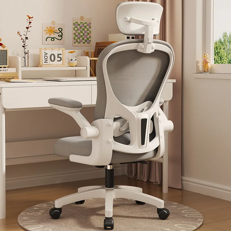 2024 эргономичное офисное кресло Anji, Сетчатое кресло с регулируемыми поворотными и подъемными механизмами для домашнего офиса
