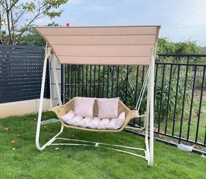 Fauteuil suspendu d'extérieur double <span class=keywords><strong>pour</strong></span> villa, cour, jardin, terrasse, balcon, maison d'hôtes - Product Image 5
