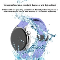 Bracelet magnétique universel en silicone 20-22 mm, compatible avec les montres Huawei GT6 Pro, Samsung 8, Garmin et Xiaomi