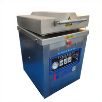 Penjualan Langsung Pabrik RuiCheng Mesin Vacuum Sealer Semi-Otomatis Listrik Tipe 500 untuk Daging Sapi Stainless Steel Kapasitas Tinggi 150kg/jam