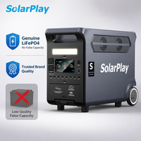 Solarplay Venta al por Mayor Estación de Energía Portátil de 3600W 3840Wh, Batería de Respaldo Lifepo4, Energía Ininterrumpida