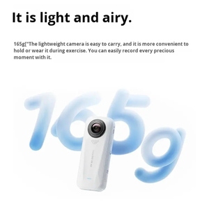 กล้องแอคชั่น 360 องศา รุ่น Original In sta360 X4 Air Starter Bundle 8K ความละเอียดสูง กันน้ำได้ลึก 15 เมตร น้ำหนักเบาเพียง 165 กรัม เหมาะสำหรับการถ่ายกีฬา - Product Image 6