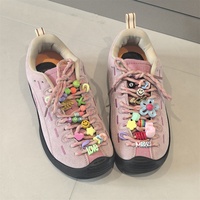 En gros, Fleurs de chaussures DIY style coréen, Décorations mignonnes pour lacets DIY, Perles à grand trou, Breloques unisexe pour lacets, Boucles de chaussures