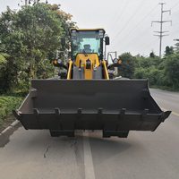 Chargeuse sur pneus 5 tonnes, godet 3m³, moteur diesel Weichai 162kW, 4x4, pour carrière, exploitation minière, terrassement, manutention de matériaux, prix usine