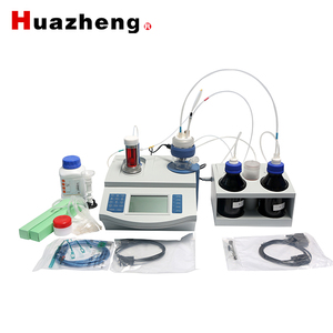 Huazheng Elektrik Fabrikası Otomatik <span class=keywords><strong>Karl</strong></span> <span class=keywords><strong>Fischer</strong></span> Titratörü Yağ İçin Otomatik Volumetrik Su İçeriği Test Cihazı - Product Image 1