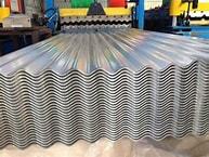Tôles d'acier ondulées professionnelles en Aluzinc SGCC, tuiles de toiture antirouille, épaisseur 0,21-0,22 mm, norme GB, pour centre commercial