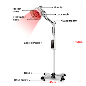 Lampe chauffante infrarouge TDP Leawell pour la physiothérapie, chauffage électrique pour salon de beauté, centre de réadaptation, certifiée CE classe II - Product Image 5