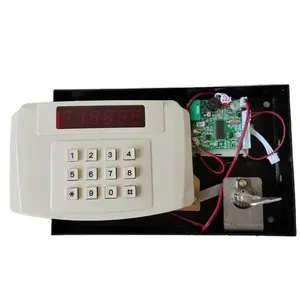 Keypad digital LED dengan kunci sistem penguncian mekanisme bermotor motor untuk kotak penyimpanan hotel