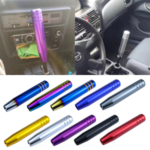 18cm Car Universal <b>Gear</b> Shift <b>Knob</b> <b>Gear</b> Stick Lever Shifter <b>Knob</b> Handle Aluminum Extended <b>Gear</b> Shifter <b>Gear</b> Head <b>Knob</b> Manual - Product Image 1