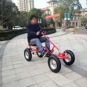 Kart de course pour adultes à quatre roues en plastique de style personnalisé de haute qualité