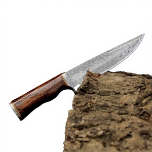 Couteau de chasse et de survie Bowie de haute qualité, édition spéciale, en acier inoxydable avec manche en bois, couteaux Bowie OEM à vendre - Product Image 4