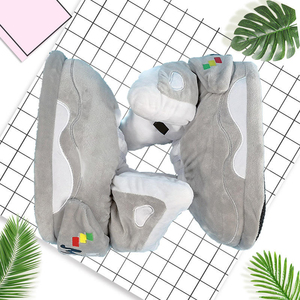 Chaussures en peluche pour enfants et adultes, pantoufles d'intérieur chaudes d'hiver de haute qualité, personnalisées directement à l'usine - Product Image 2