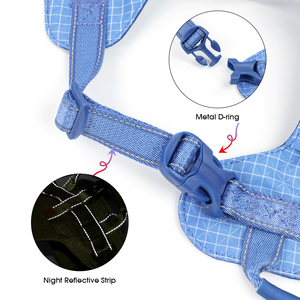 Imbracatura Funzionale e Trendy con Motivo a Quadri, Uso Versatile da Passeggiate <span class=keywords><strong>Casual</strong></span> a Escursioni con Molteplici Punti di Attacco per Guinzaglio - Product Image 5