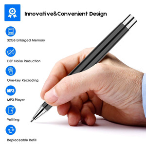 Le plus récent enregistreur de stylo portable mince de 32 Go avec réduction professionnelle du bruit - Product Image 6