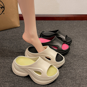 Sandales épaisses à bout ouvert sexy Sandales plates compensées augmentées pour femmes Sandales d'été Sandalia Dropshipping - Product Image 5