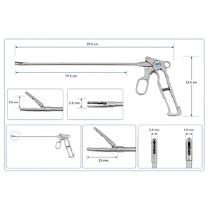 Al MidaHealth Care : Kit d'instruments chirurgicaux orthopédiques pour suture arthroscopique de l'épaule, type Scorpion, manuel, ISO13485 CE - Product Image 5