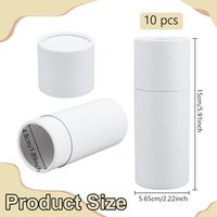Boîte d'emballage cylindrique en carton pour cosmétiques de luxe haut de gamme, personnalisable en termes de tailles et de couleurs, papier kraft recyclable