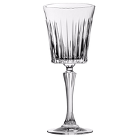 Verre à vin en cristal soufflé à la main vintage gravé, verre à vin rouge à pied, verre à brandy, style rayé fait à la main pour les événements, cadeaux