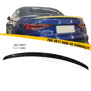Spoiler arrière de voiture, moules personnalisés ABS, aileron de coffre arrière en Fiber de carbone pour <span class=keywords><strong>Audi</strong></span> <span class=keywords><strong>A5</strong></span> Cabrio 2 portes 2017 2018 2019 2020 2021 <span class=keywords><strong>2022</strong></span> - Product Image 1