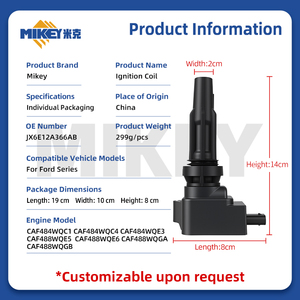 Fabricante 90919-02220 de la bobina de ignición de la calidad de MIKEY para Toyota Camry Corolla RAV 4 AutoPart - Product Image 2