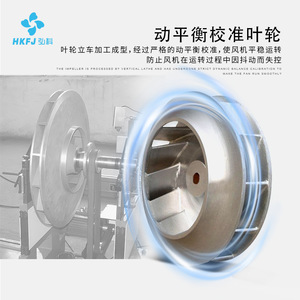 Y6-41C Industrial Centrifugal Fan Cast <b>Iron</b> Blades Steel Body Duct Mounting AC Motor Grey Color OEM Customizable - Product Image 5