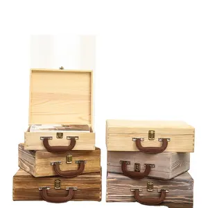 2024 Hot selling wooden storage box decoration small wooden box with lid wooden box products